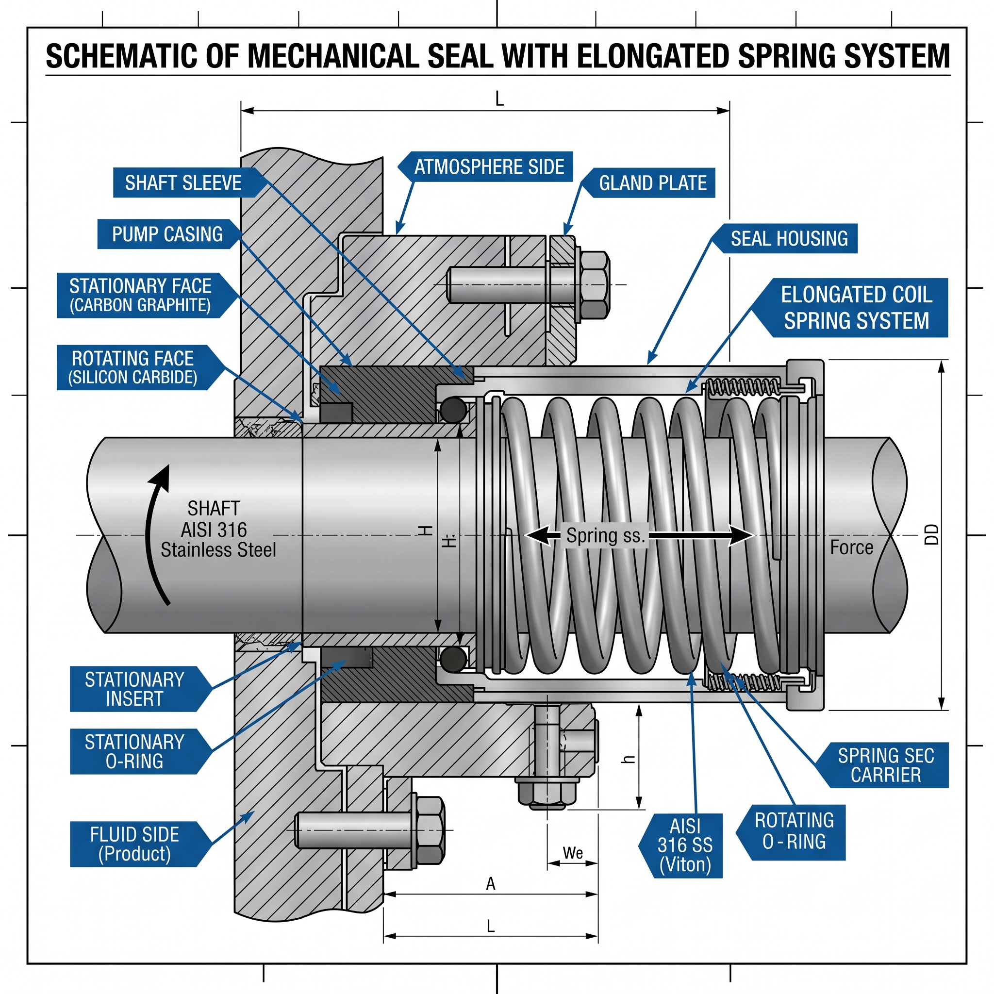 Mechanical Seal Shaft